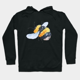 bee watercolor 2 Hoodie